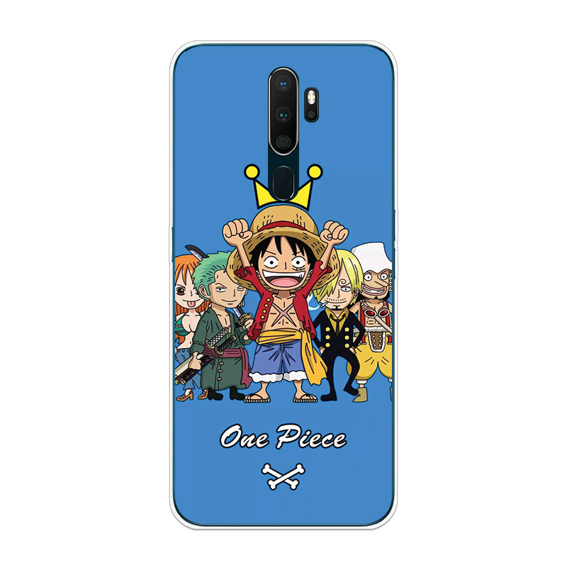 Ốp lưng TPU mềm OPPO A5 A9 A31 A91 2020 One Piece Family portrait hoa văn