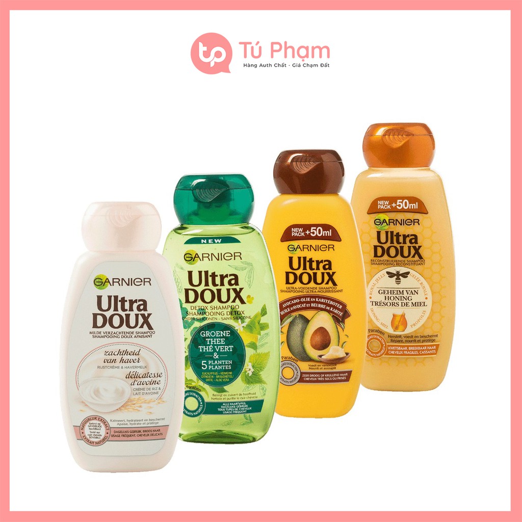 Dầu Gội Phục Hồi Tóc Hư Tổn Garnier Ultra Doux