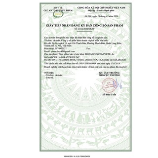 BioAmicus Complete - Men vi sinh 10 chủng ổn định tiêu hoá ( Made in Canada)