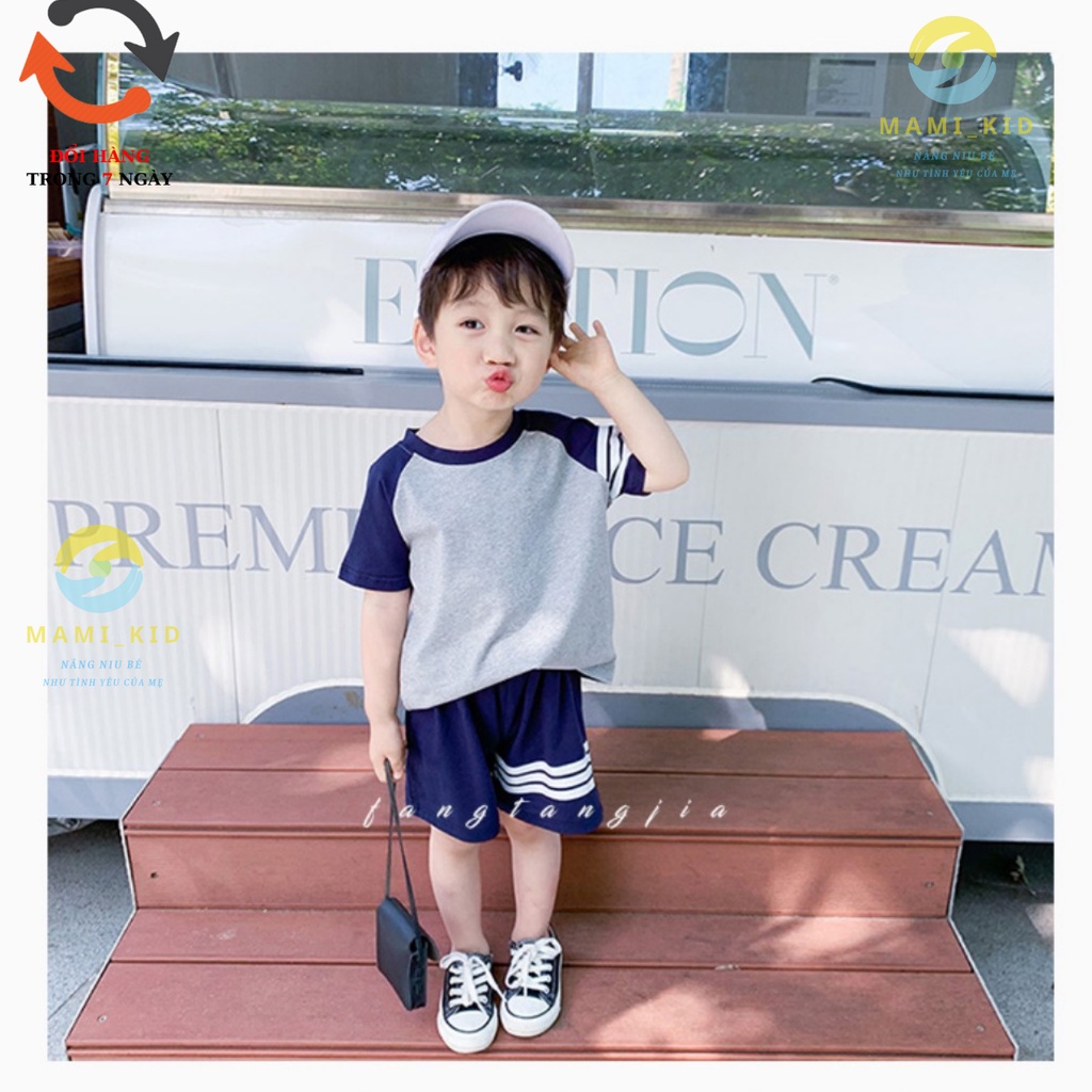 bộ cho bé trai thun COTTON 100% cotton mềm, size đại, SIÊU CO GIÃN, mamikid