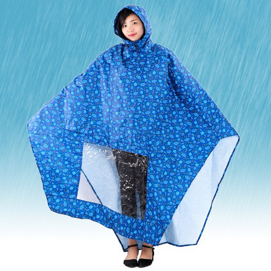 Áo mưa TUMI 2 mũ-inbox chọn màu