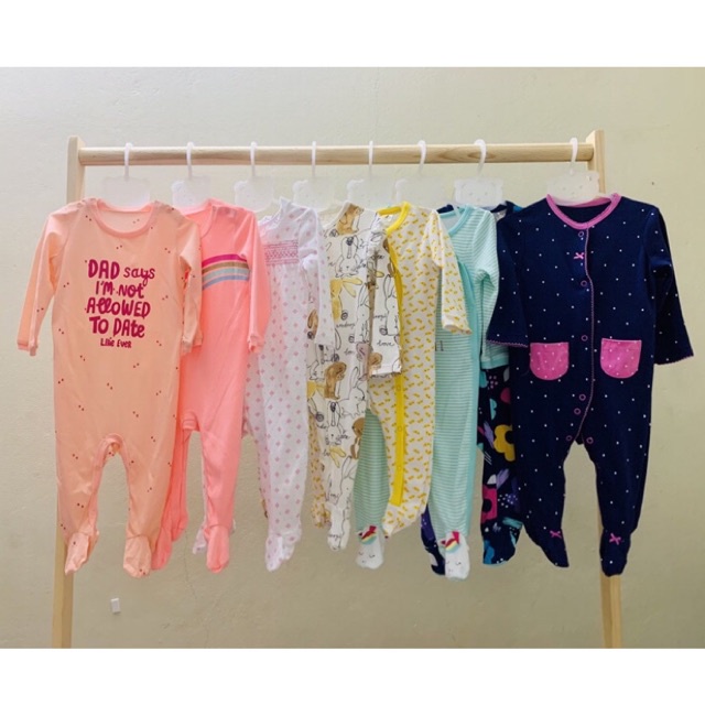 Bodysuit Bodysleep bộ liền thân xuất dư chất liệu cotton cho bé trai bé gái từ sơ sinh đến 24 tháng