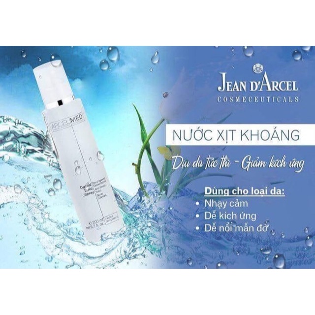 [TRỢ GIÁ] Xịt khoáng Jean D'arcel_ Dermal Tonic Spray