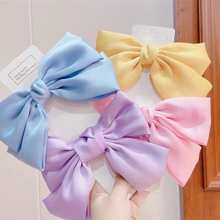 Cặp tóc nữ tính cặp tóc nơ thời trang màu tươi sáng nhẹ nhàng đáng yêu - Y087