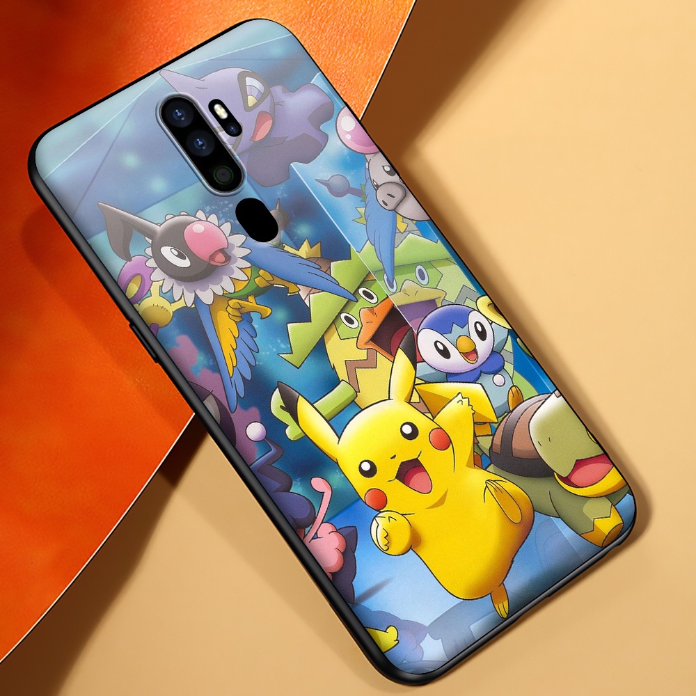 Realme 2 3 5 5i 5s 6 C2 C3 6i Q Pro TPU Soft Silicone Case Casing Cover PZ126 Pokemon