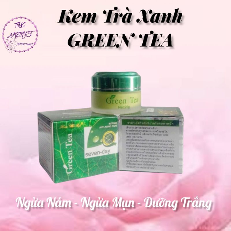 KEM NGỪA NÁM NGỪA MỤN TRÀ XANH GREEN TEA ( XANH)