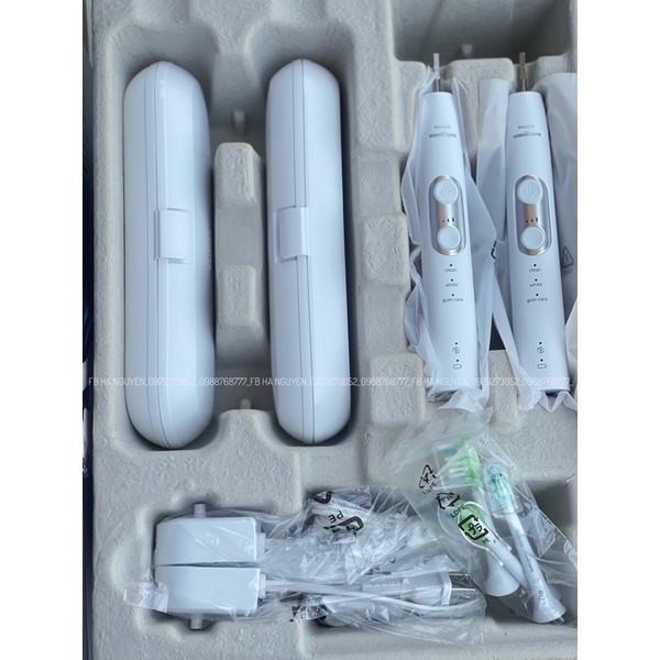 Bộ đôi bàn chải điện sóng âm Philips Sonicare ProtectiveClean 6100