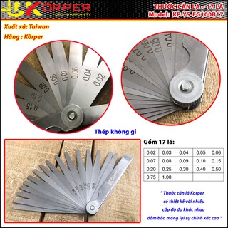 Thước căn lá Körper KP-YS-FG100B17