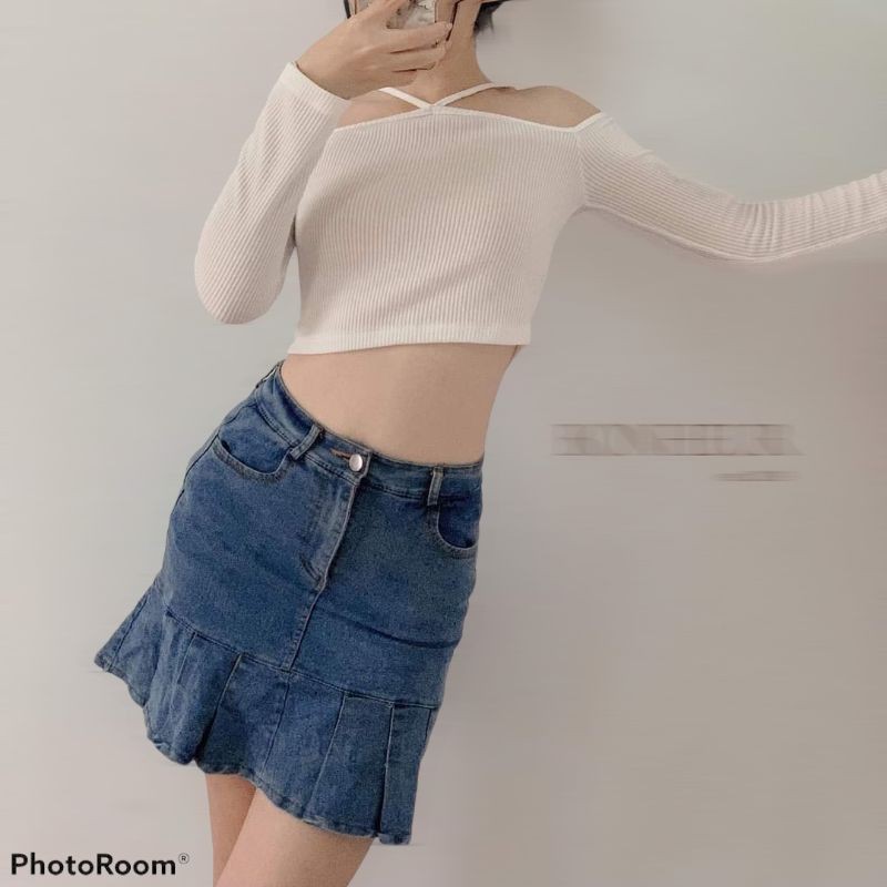 Chân váy jean mềm đuôi cá - CV02 | BigBuy360 - bigbuy360.vn