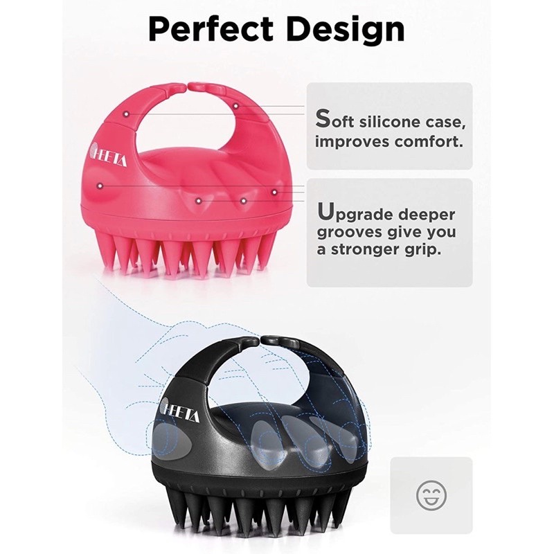Lược gội đầu HEETA - Shampoo Brush HEETA