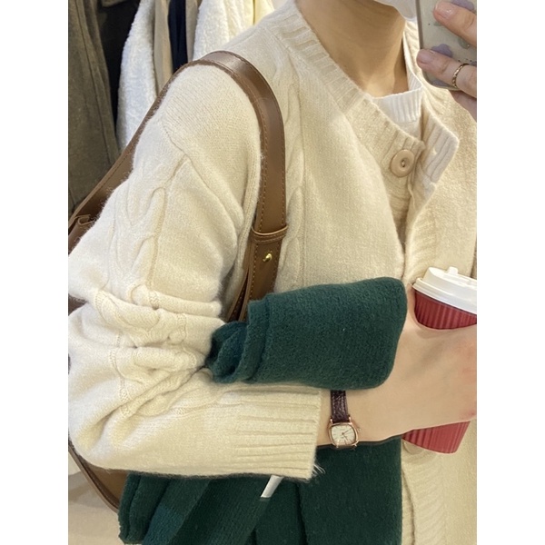 A31 - Cardigan dáng dài phong cách Hàn Quốc