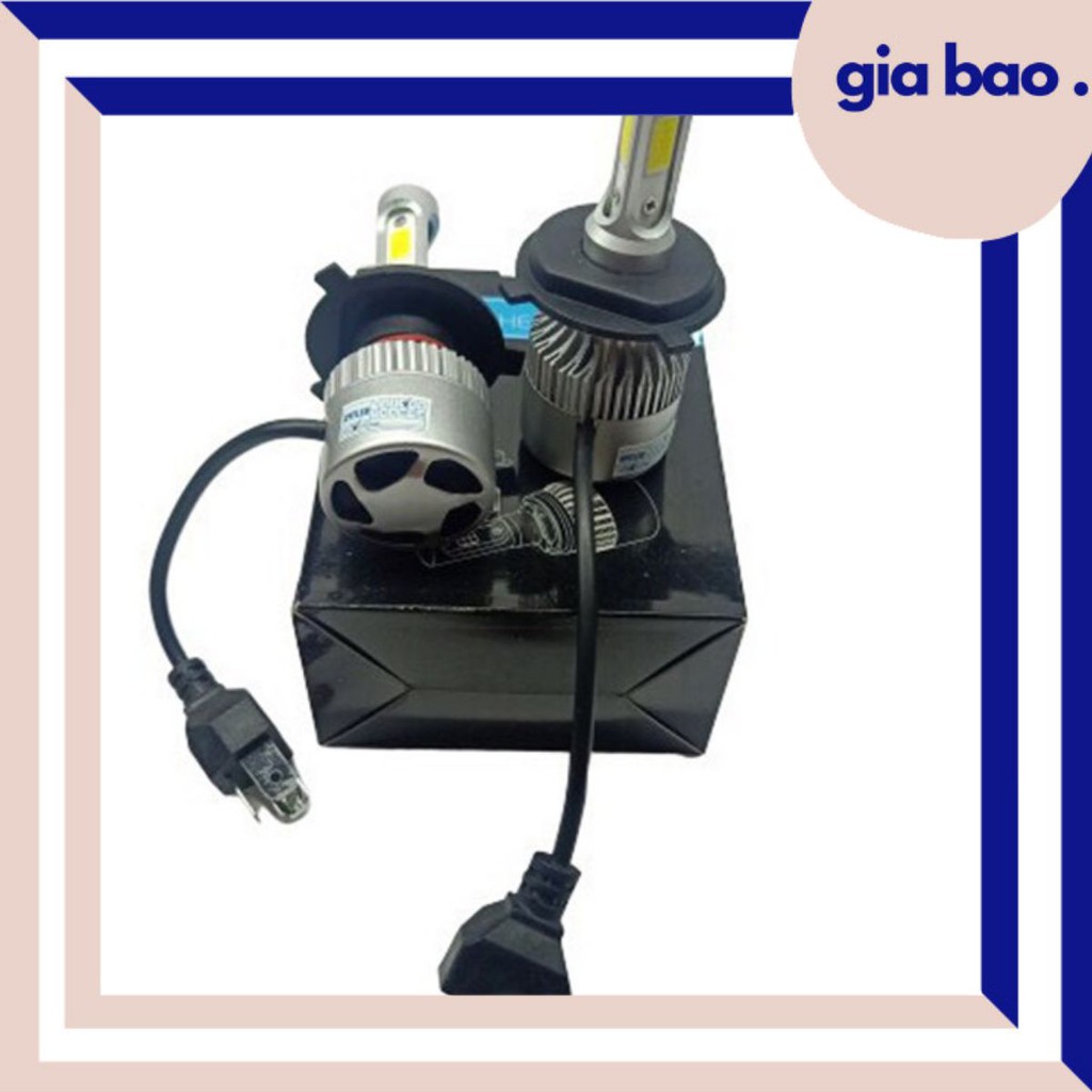 Đèn pha C6 2 tim chân H4