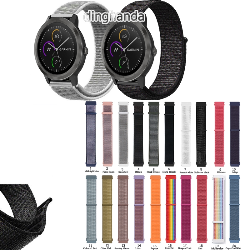 Dây Đeo Sợi Nylon Cho Đồng Hồ Thông Minh Garmin Vivoactive 3