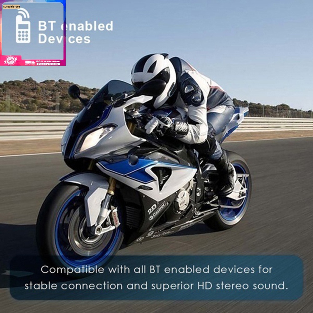 Bộ đàm liên lạc Bluetooth 4.1 B35 gắn mũ bảo hiểm cho người đi xe máy
