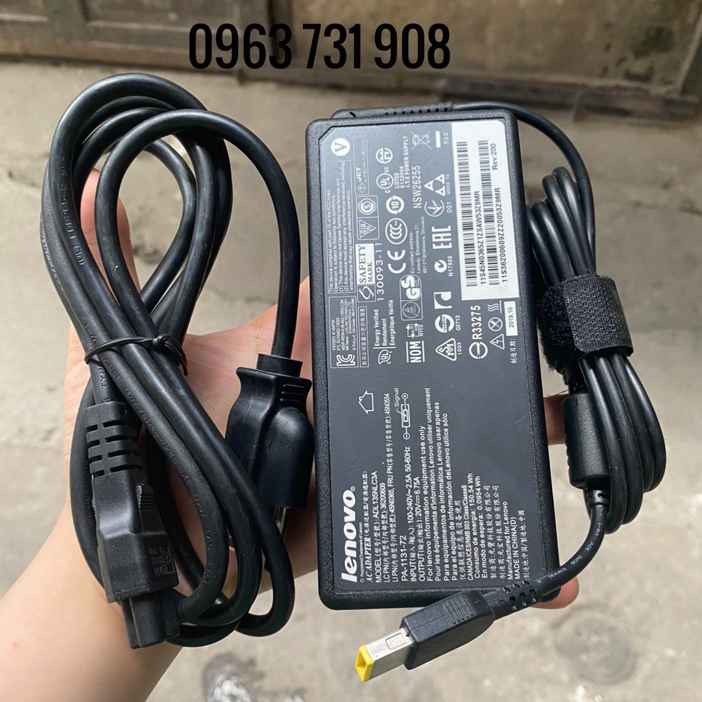 Sạc Lenovo Original Rescueer 14/15/17 R720 E520 Y50 Y70 chính hãng zin bóc máy