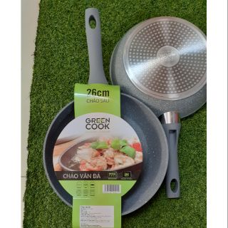CHẢO VÂN ĐÁ SÂU 26 Cm dùng đươcj mọi loại bếp
