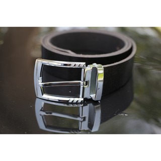 Thắt lưng da bò thật khóa gài