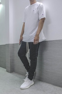 M5 track denim all black