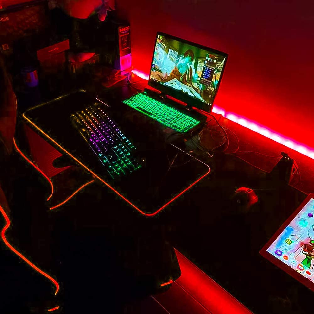 Dây đèn LED 60 bóng 2835 USB 5V SMD2835 chiều dài 1M/2M/3M/4M/5M mềm dẻo dùng trang trí nhà cửa/ phông nền TV DIY