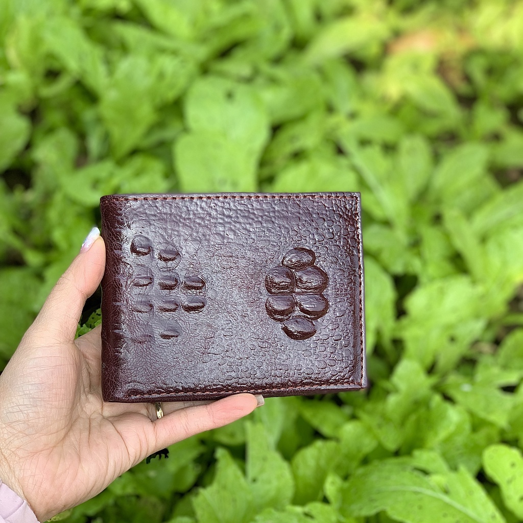 Ví nam da PU vân cá sấu, ví da nam hàng đẹp giá rẻ mã HY8