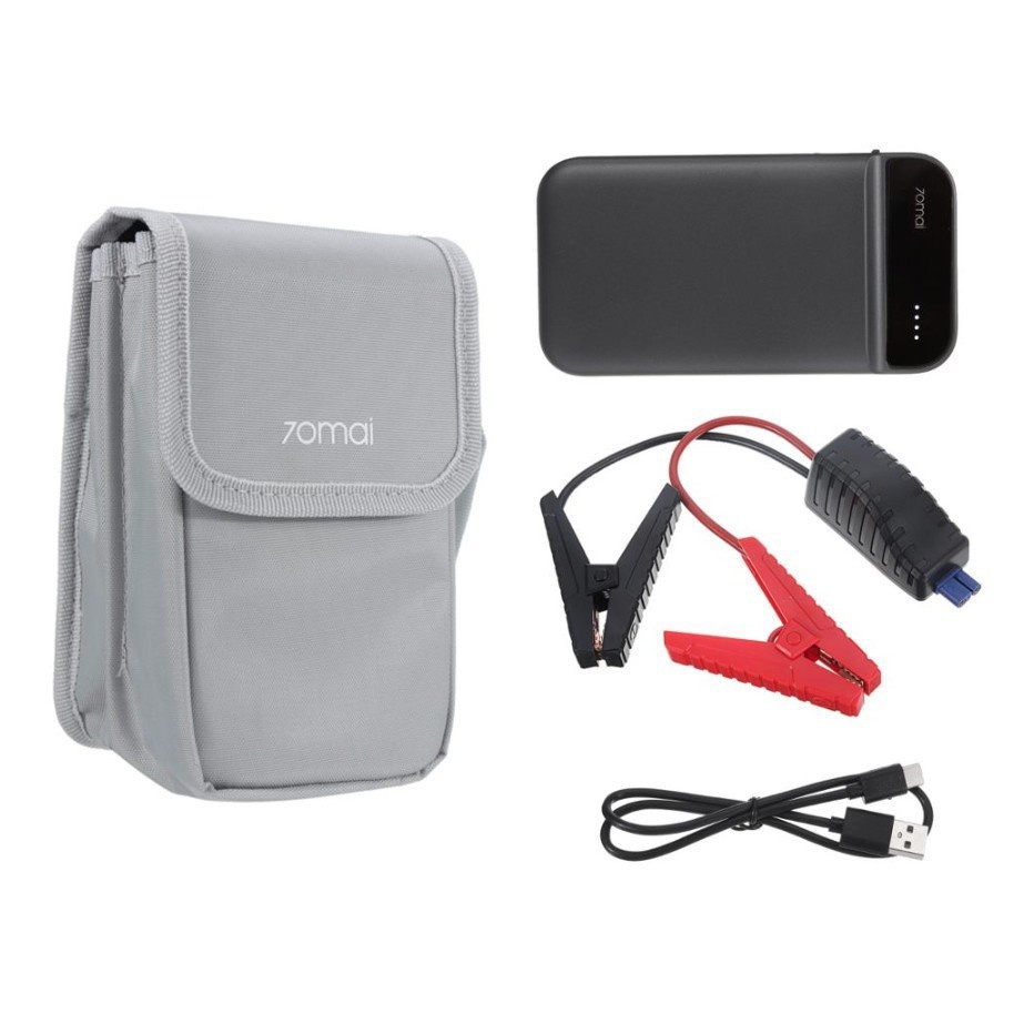 Bộ kích điện xe ô tô khẩn cấp Xiaomi , Tích hợp pin dự phòng 11100 mAh - 70Mai Midrive PS01( BH 6tháng )