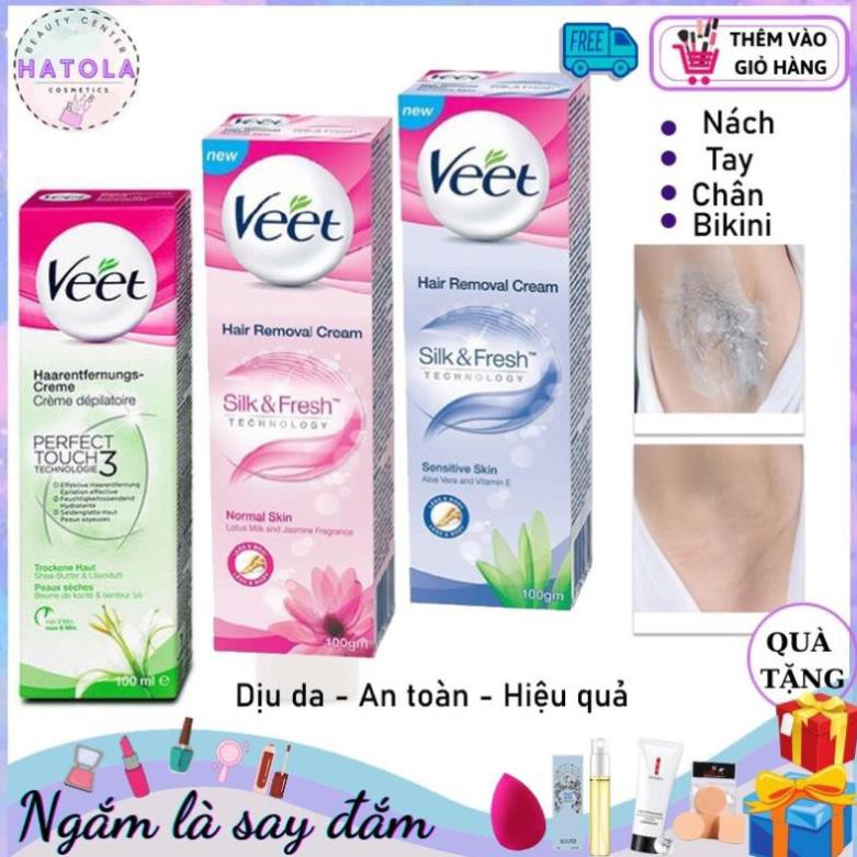 Kem Tẩy Lông Veet Pháp 100ml ⚡️𝑪𝒉𝒖𝒂̂̉𝒏 𝑪𝒉𝒊́𝒏𝒉 𝑯𝒂̃𝒏𝒈 ⚡️ Kem Tẩy Lông Chuẩn Chính Hãng