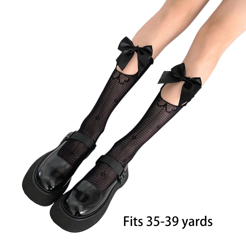 Xixi Vớ Ren Rỗng Cỡ Lớn Co Giãn Phong Cách Lolita