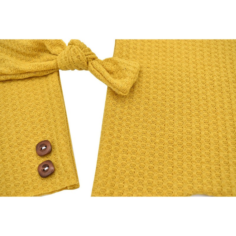 Set 2 Mũ Len Đuôi Dài Chụp Ảnh Cho Bé