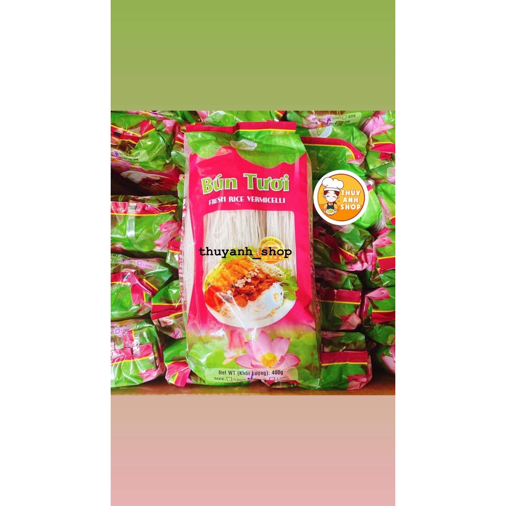 Combo Gỏi cuốn bao gồm 1 gói bún tươi và 1 gói bánh tráng gỏi cuốn