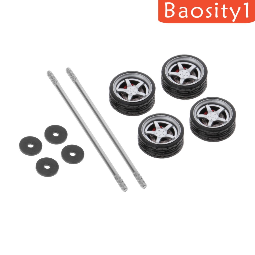 Bộ bánh xe đồ chơi tỉ lệ 1: 64