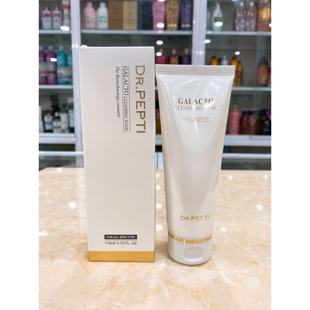 Sữa Rửa Mặt Gạo Dr.Pepti+ Galacto Cleansing Foam 110ml
