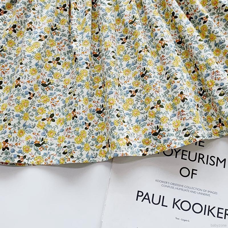 Đầm In Hoa Ngọt Ngào Cho Bé Gái