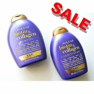 Dầu gội/xả OGX Biotin & Collagen