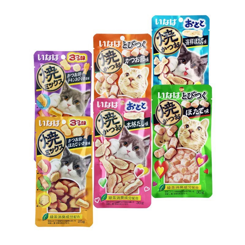 Snack/ bánh thưởng INABA juicy Bites cho mèo gói 11.3g/25g