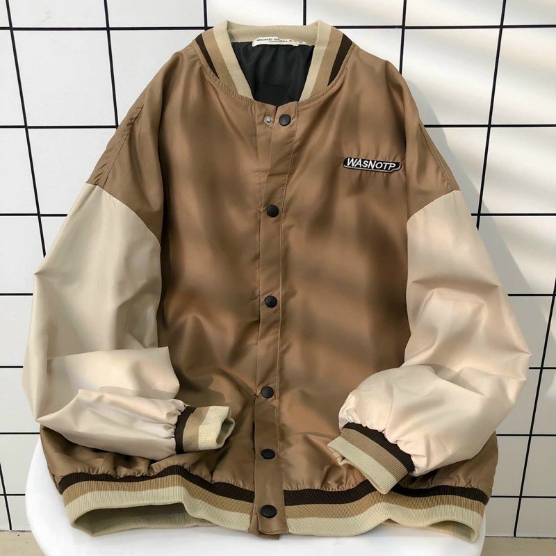 Áo Khoác Gió Nam Chất Dù Hai Lớp Lót Das Có Logo Kiểu Bomber Phong Cách Bóng Chày Form Rộng Mặc Đẹp [NEW UNISEX]