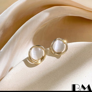 Đôi Bông Tai Mặt Đá Opal Sang Trọng