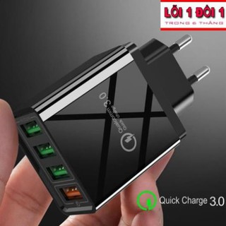 Củ sạc siêu nhanh hỗ trợ Quick Charge QC3.0 - 4 Cổng USB