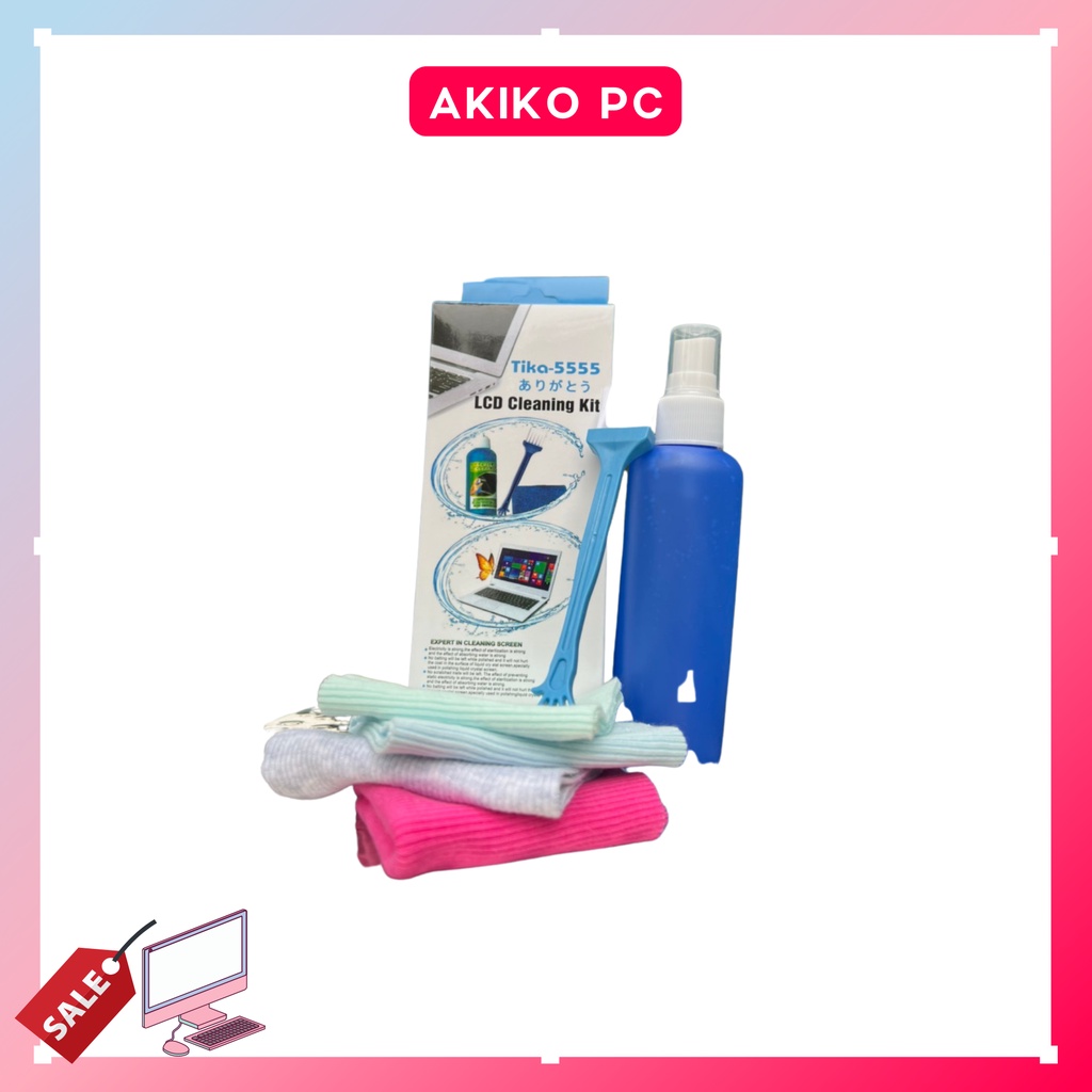 Bộ vệ sinh laptop , máy tính điện thoại 3 món - 4 món cao cấp - AKIKO VS11