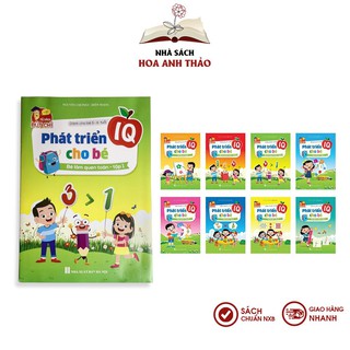 Sách - Tâp Tô Phát Triển IQ Dành Cho Bé 5-6 tuổi (Bộ 8 quyển)