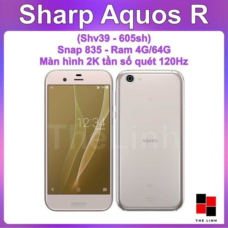 Điện thoại Sharp Aquos R SHV39 ram4/64g nhật 1 sim