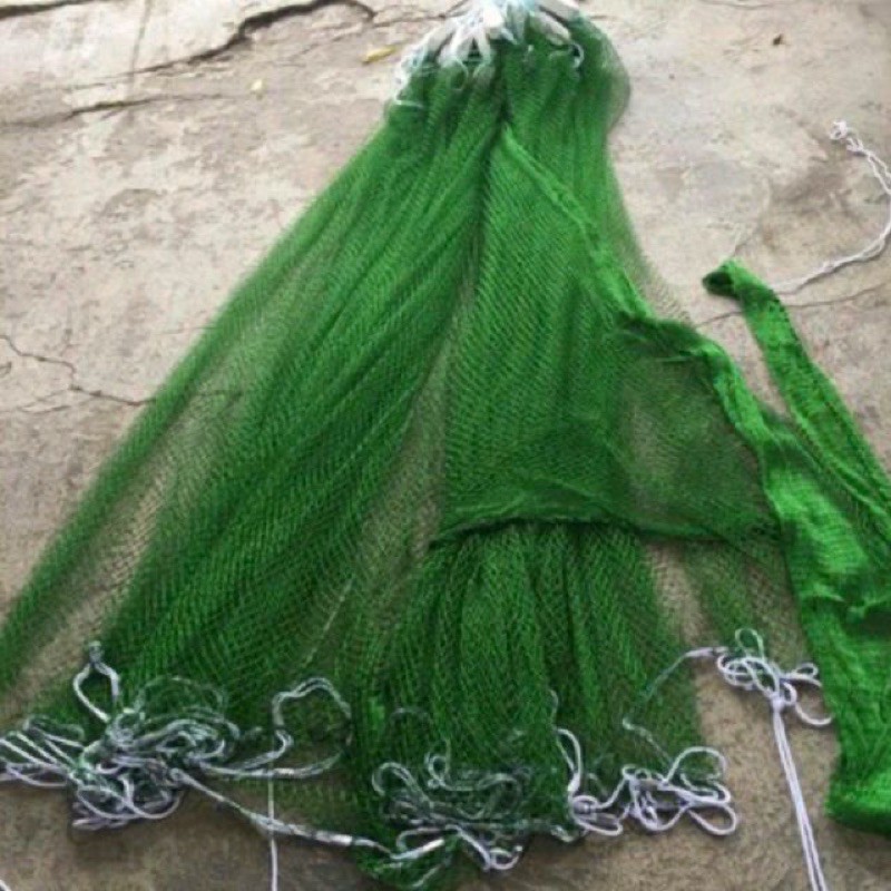Lưới vét cá bằng dù cao 2m dài 30m chất liệu dù hàng thái lan hàng gia công y hình giá rẻ giảm giá sele y hình