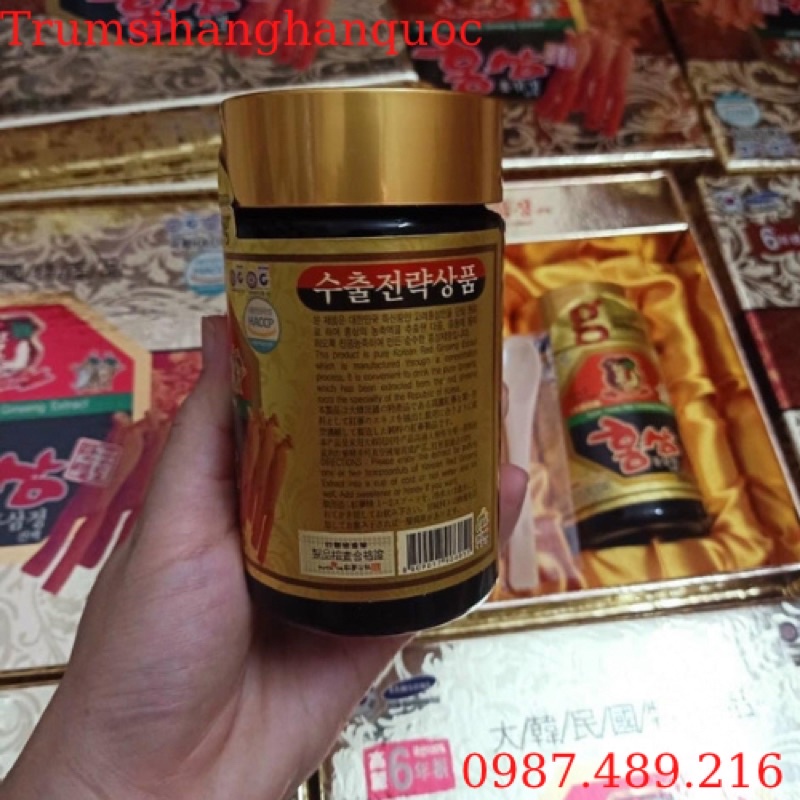 CAO HỒNG SÂM 6 NĂM TUỔI: 4 LỌ X250GR