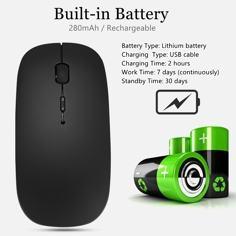 Chuột không dây NIXXOS không tiếng ồn kết nối Bluetooth 2.4G cho điện thoại thông minh /máy tính bảng/ laptop