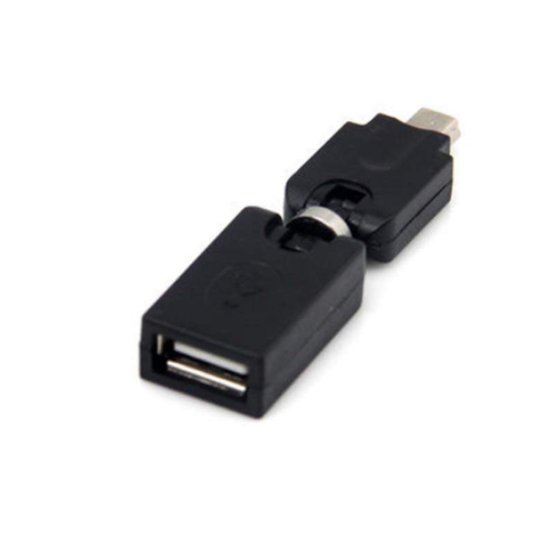 Đầu chuyển đổi usb 2.0 A cái sang mini 5 pin cái 360 độ chất lượng cao