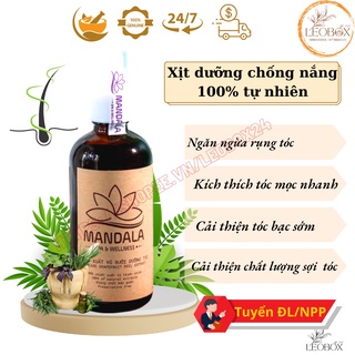Xttg - xịt dưỡng tóc sạch gàu tinh chất vỏ bưởi tinh khiết mandala 100ml - leobox247