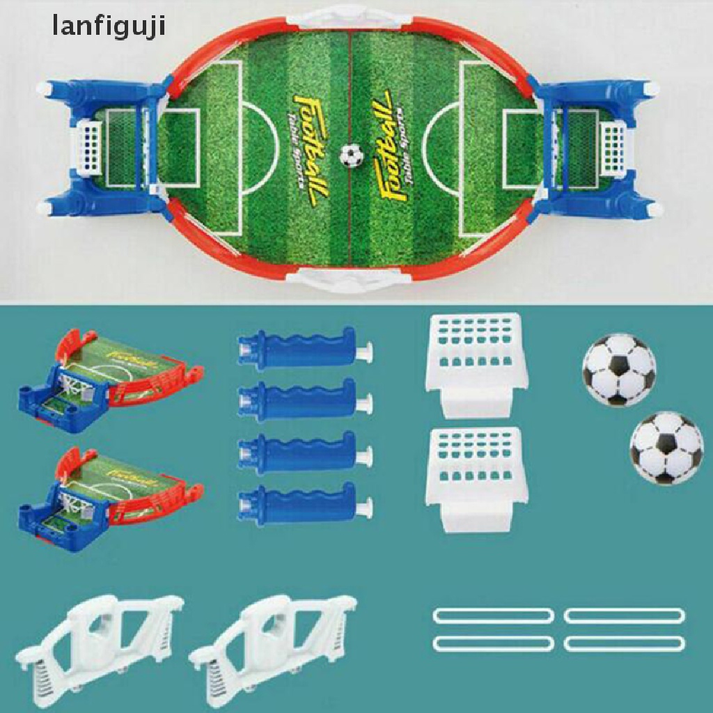 {lanfiguji} Mini Table Top Football Shoot Game Set Desktop Soccer Indoor Game Kids Toy Gifts hye