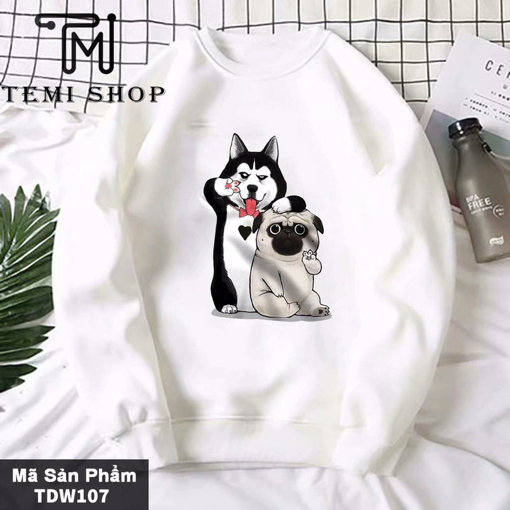 ÁO SWEATER HÌNH CHÓ NGỘ NGHĨNH | BigBuy360 - bigbuy360.vn