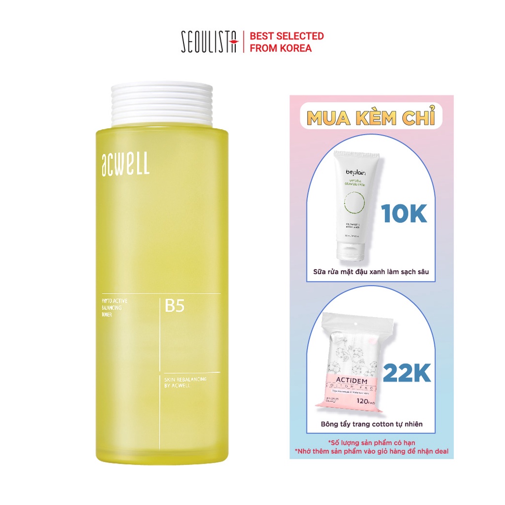 Nước Cân Bằng Phục Hồi Acwell Phyto Active Balancing Toner