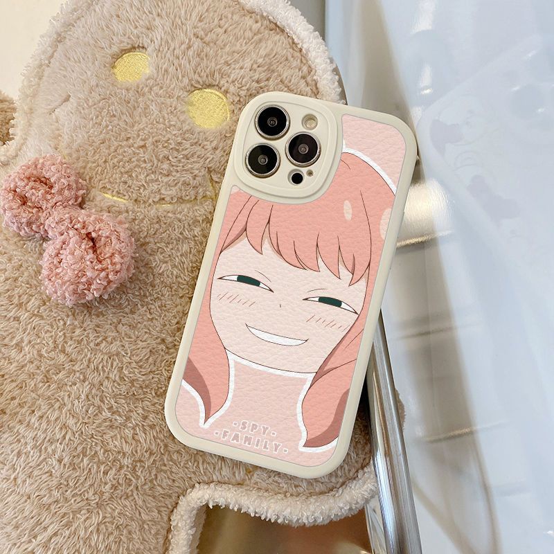 SPY X FAMILY Anya Ốp Điện Thoại Họa Tiết Phim Hoạt Hình Cho iPhone 13 12 11 pro promax x xs xsmax xr 7 8 plus