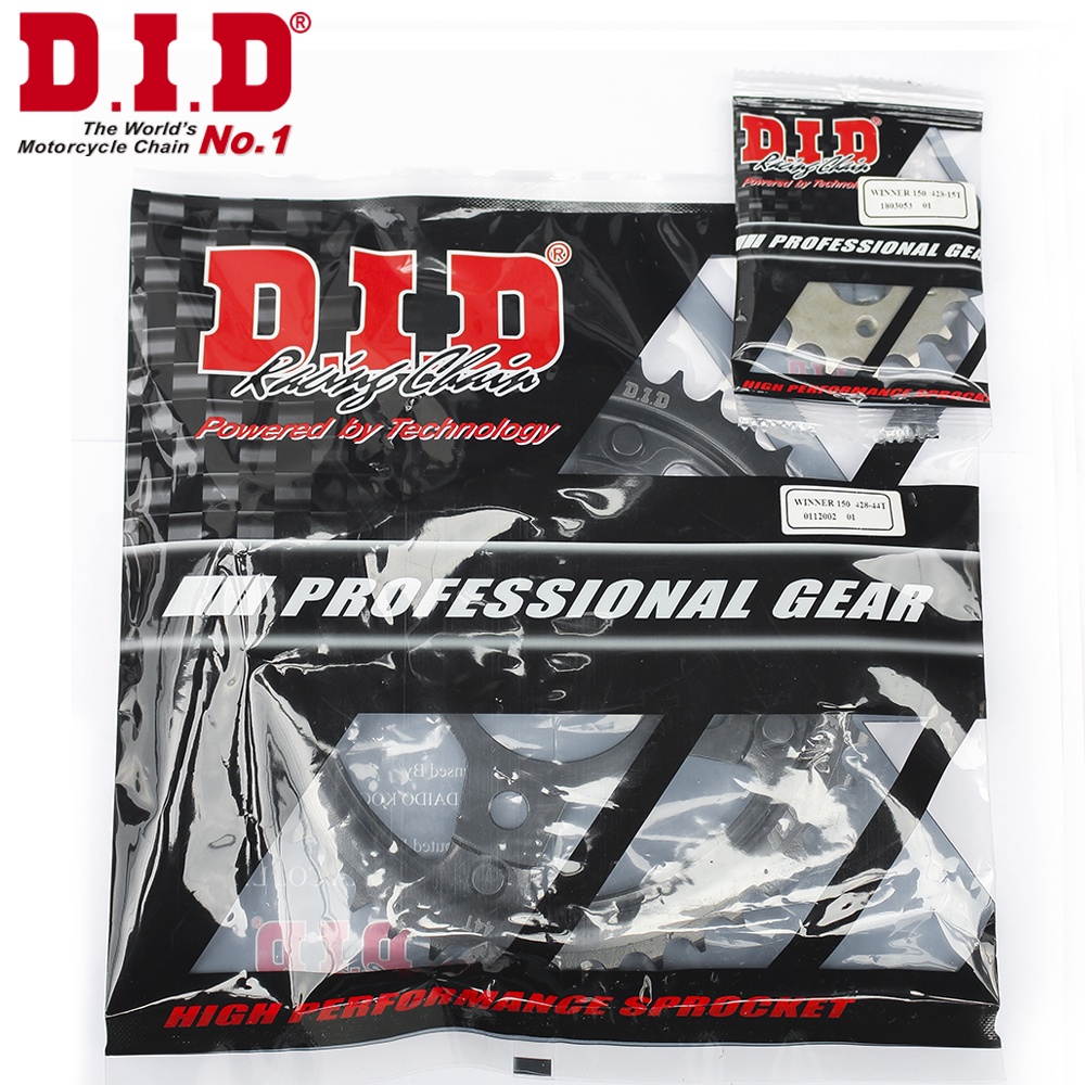 Dĩa DID Winner X/150 428-44T Cover (EDP BLACK)